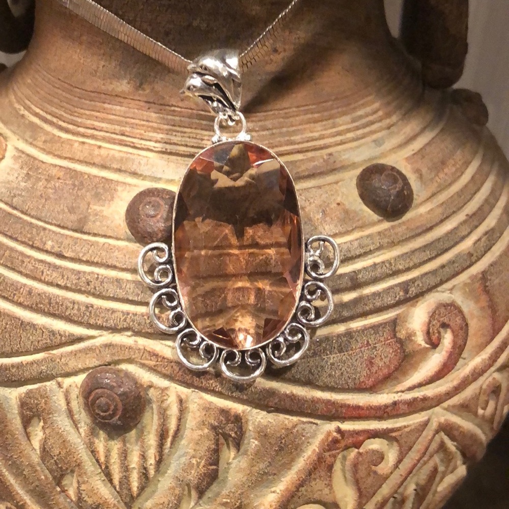 Honey Citrine Pendant
